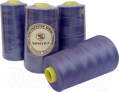 Набор швейных ниток Sentex 100% полиэстер 50/2 5000 ярдов 1158 (4шт)