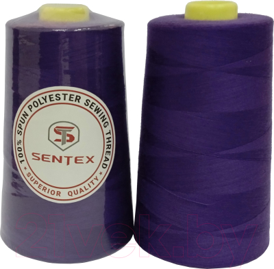 Набор швейных ниток Sentex 100% полиэстер 50/2 5000 ярдов 1163 (2шт)