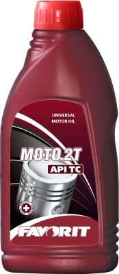 Моторное масло Favorit 2-Takt TC Moto / 57915 (250мл, красный)