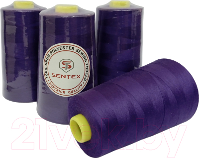 Набор швейных ниток Sentex 100% полиэстер 50/2 5000 ярдов 1163 (4шт)