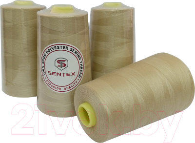 Набор швейных ниток Sentex 100% полиэстер 50/2 5000 ярдов 1173 (4шт)