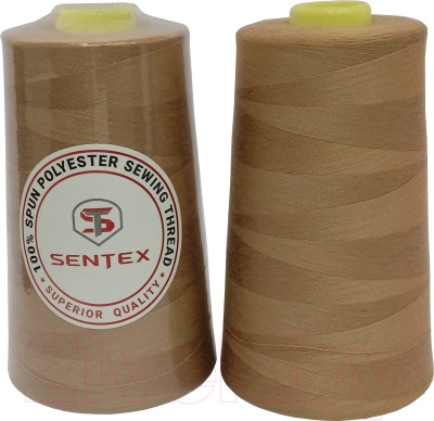 Набор швейных ниток Sentex 100% полиэстер 50/2 5000 ярдов 1174 (2шт)