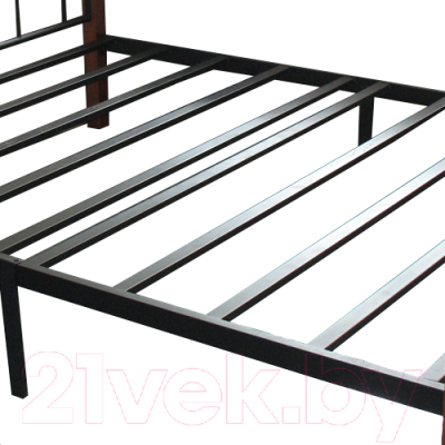 Двуспальная кровать Tetchair Secret De Maison AT-808 160x200 (красный дуб/черный)