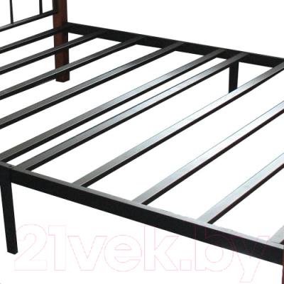Двуспальная кровать Tetchair Secret De Maison AT-803 160x200 (красный дуб/черный)