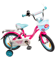 Детский велосипед FAVORIT Butterfly BUT-16BL (голубой) - 