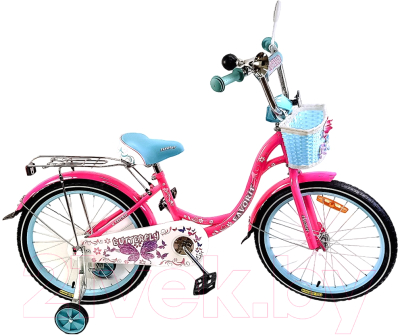 Детский велосипед FAVORIT Butterfly BUT-20BL (голубой)