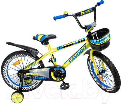 Детский велосипед FAVORIT Sport SPT-18GN (зеленый)