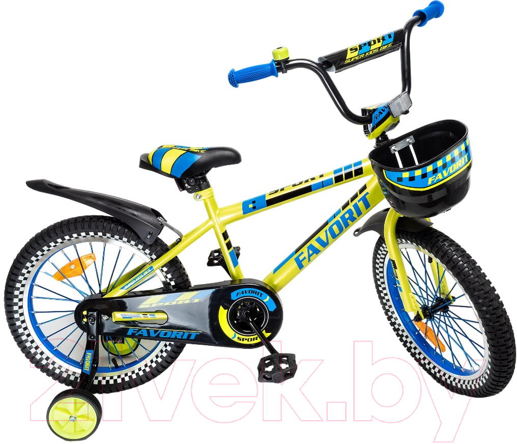 Детский велосипед FAVORIT Sport SPT-18GN