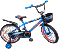 Детский велосипед FAVORIT Sport SPT-18BL (синий) - 