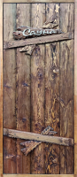 Деревянная дверь для бани Dlyabani Дворянская сауна 80x190 / 407898 (массив липа, коробка хвоя) - 