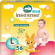 Подгузники детские Inseense Classic L 9-14 кг / InsCL56Yel (56шт) - 
