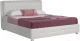 Двуспальная кровать Mebel-Ars Граф 160 (экокожа белая) - 
