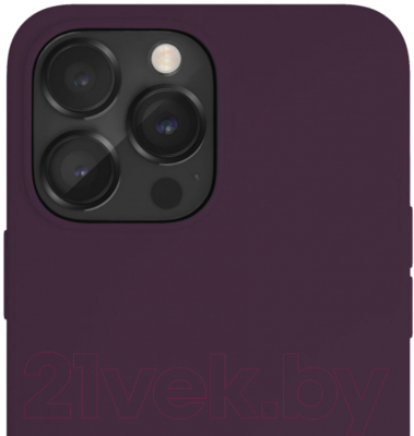 Чехол-накладка VLP Silicone Case with MagSafe для iPhone 14 Pro Max / 1051075 (темно-фиолетовый)