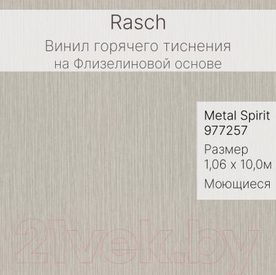 Виниловые обои Rasch Metal Spirit 977257