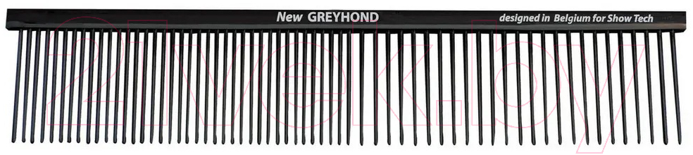 Гребень-расческа для животных Show Tech Anti-Static Greyhond Bronze Comb / 26STE007