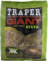 Прикормка рыболовная Traper Giant / 8346 (2.5кг, речной супер лещ) - 