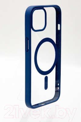Чехол-накладка Case Acrylic MagSafe для iPhone 12/12 Pro (голубой)