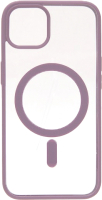Чехол-накладка Case Acrylic MagSafe для iPhone 12 Pro Max (розовый) - 