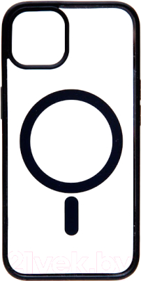 Чехол-накладка Case Acrylic MagSafe для iPhone 12 Pro Max (черный)