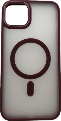 Чехол-накладка Case Acrylic MagSafe для iPhone 14 Pro (бордовый)