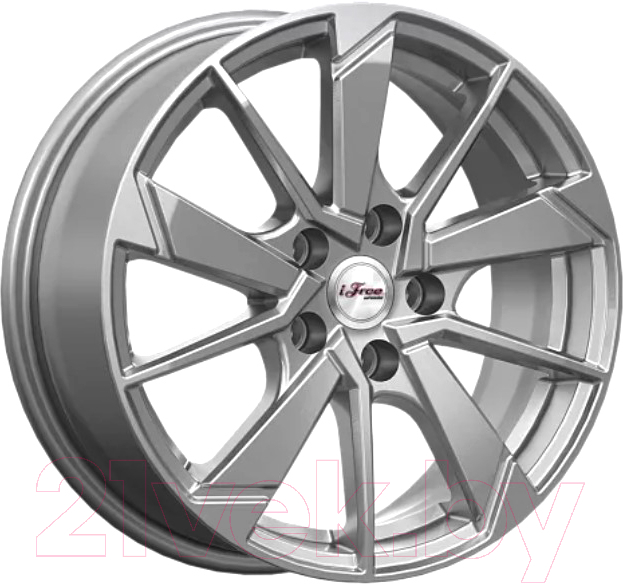 Литой диск iFree KC1042 Зиплайн 16x6.5" 5x114.3мм DIA 60.1мм ET 45мм Хай вэй