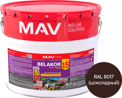 Грунт-эмаль MAV Belakor 15