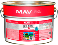 Грунт-эмаль MAV Belakor 15 Ral 8017 (10л, шоколадный матовый) - 