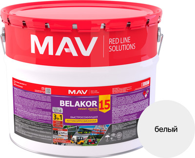 Грунт-эмаль MAV Belakor 15