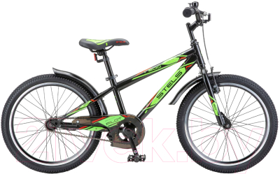Детский велосипед STELS Pilot 200 VC Z010 / LU095271 (20, черный/салатовый)