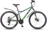 Велосипед STELS Navigator 710 MD V020 / LU085137 (27.5, антрацитовый/зеленый/черный) - 