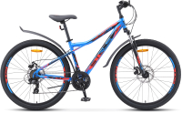 Велосипед STELS Navigator 710 MD V020 27.5 / LU084137 (16, синий/черный/красный) - 