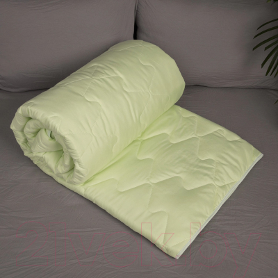Одеяло для малышей Споки Ноки Стеганое Бамбук 200г 105x140 (микрофибра, светлый)