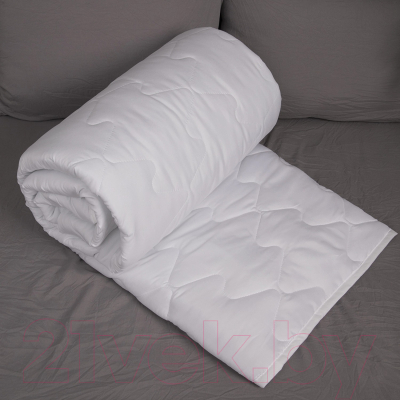 Одеяло для малышей Споки Ноки Стеганое Лебяжий пух 200г 105x140 (микрофибра, светлый)