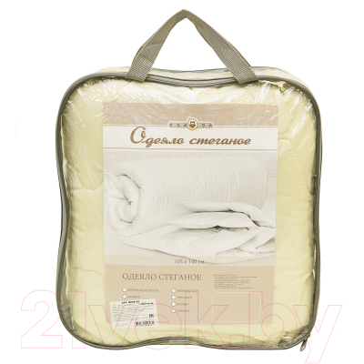 Одеяло для малышей Споки Ноки Стеганое Овечья шерсть 300г 105x140 (микрофибра, светлый)