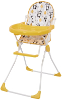 Стульчик для кормления Baby Boom Панды / 0002484-04 (желтый) - 