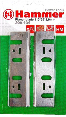 Нож для электрорубанка Hammer Flex 209-104 PB (2шт)