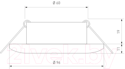 Точечный светильник Elektrostandard 2180 MR16 SB