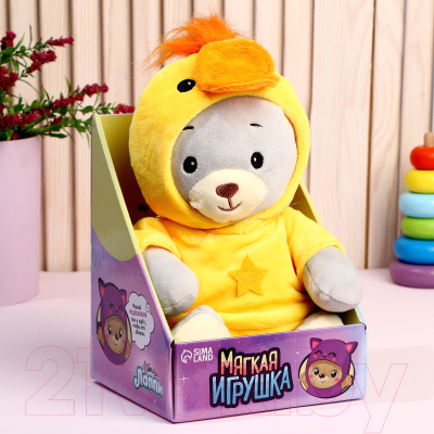 Мягкая игрушка Мишка Лаппи Медвежонок Лаппи-утенок / 4903738 (22см)