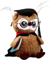 

Мягкая игрушка, Совушка с книжкой / 9430794