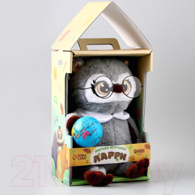 Мягкая игрушка Milo Toys Совушка с глобусом / 9430795