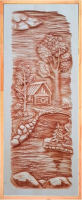 

Деревянная дверь для бани Dlyabani, Одинокая елка 80x170 / 403278