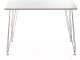 Миниатюра изображения товара Обеденный стол Tetchair Star 110xx70x75 (белый топ/белые ножки)