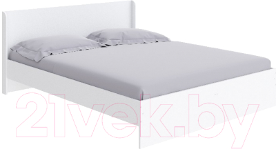 Двуспальная кровать Proson Practica 160x200 (белый)