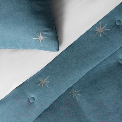Набор текстиля для спальни Pasionaria Бэлли 160x220 с наволочками (голубой)