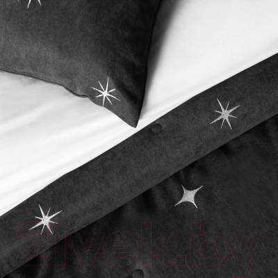 Набор текстиля для спальни Pasionaria Бэлли 230x250 с наволочками (черный)