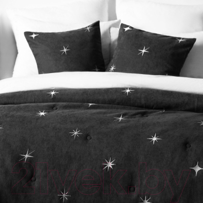 Набор текстиля для спальни Pasionaria Бэлли 230x250 с наволочками (черный)