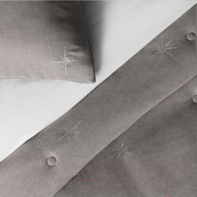 Набор текстиля для спальни Pasionaria Бэлли 230x250 с наволочками (серый)