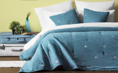Набор текстиля для спальни Pasionaria Бэлли 230x250 с наволочками (голубой)