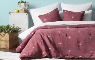 Набор текстиля для спальни Pasionaria Бэлли 230x250 с наволочками (розовый)