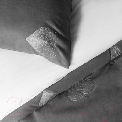 Набор текстиля для спальни Pasionaria Элис 230x250 с наволочками (темно-серый)